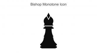 Bishop Monotone Icon In Powerpoint Pptx Png And Editable Eps Format