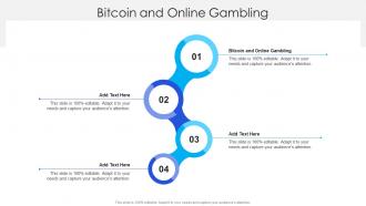 Bitcoin And Online Gambling In Powerpoint And Google Slides CPP