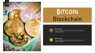 BITCOIN Blockchain Ppt Powerpoint Presentation Diagram Images