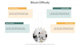 Bitcoin Difficulty In Powerpoint And Google Slides Cpb