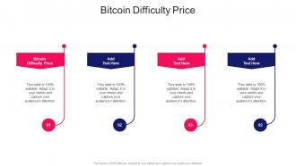 Bitcoin Difficulty Price In Powerpoint And Google Slides Cpb