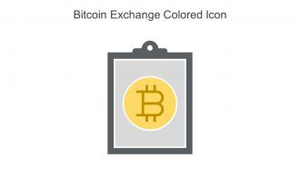 Bitcoin Exchange Colored Icon In Powerpoint Pptx Png And Editable Eps Format