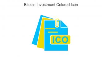 Bitcoin Investment Colored Icon In Powerpoint Pptx Png And Editable Eps Format