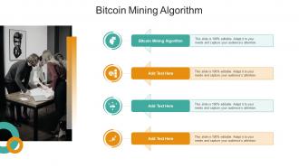 Bitcoin Mining Algorithm In Powerpoint And Google Slides Cpb
