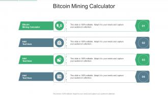 Bitcoin Mining Calculator In Powerpoint And Google Slides Cpb