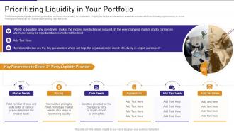 Bitcoin Playbook Prioritizing Liquidity In Your Portfolio Ppt Ideas Layout Ideas