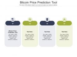 Bitcoin price prediction tool ppt powerpoint presentation ideas guidelines cpb