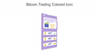 Bitcoin Trading Colored Icon In Powerpoint Pptx Png And Editable Eps Format