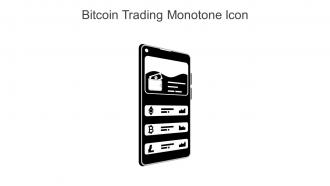 Bitcoin Trading Monotone Icon In Powerpoint Pptx Png And Editable Eps Format