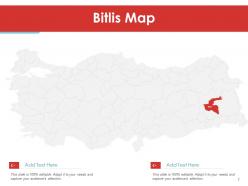 Bitlis map powerpoint presentation ppt template