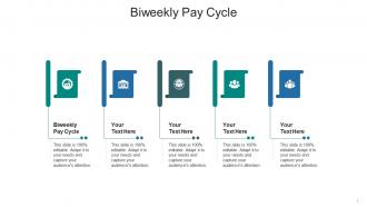 Biweekly pay cycle ppt powerpoint presentation icon cpb