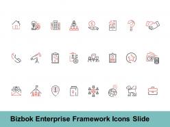Bizbok Enterprise Framework Icons Slide Technology Ppt Powerpoint Presentation Pictures Sample