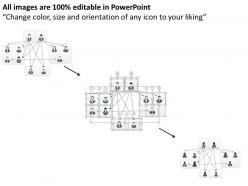 Bj business people in network powerpoint template