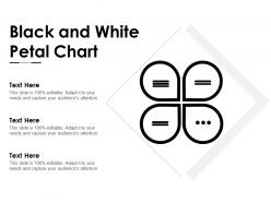 Black And White Petal Chart