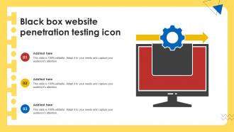 Black Box Website Penetration Testing Icon