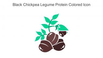 Black Chickpea Legume Protein Colored Icon In Powerpoint Pptx Png And Editable Eps Format