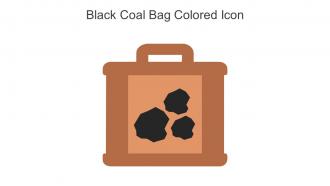 Black Coal Bag Colored Icon In Powerpoint Pptx Png And Editable Eps Format
