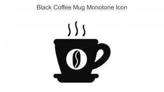 Black Coffee Mug Monotone Icon In Powerpoint Pptx Png And Editable Eps Format