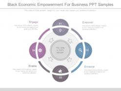 Black Economic Empowerment For Business Ppt Samples