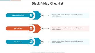 Black Friday Checklist In Powerpoint And Google Slides Cpb