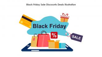 Black Friday Sale Discounts Deals Illustration