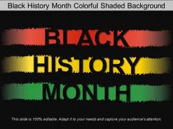 Black history month colorful shaded background