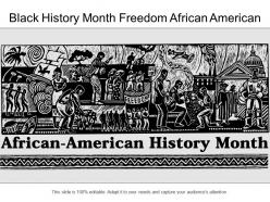 Black history month freedom african american