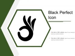Black perfect icon