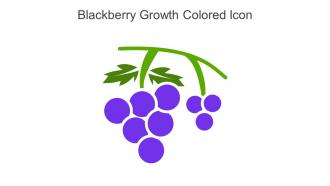 Blackberry Growth Colored Icon In Powerpoint Pptx Png And Editable Eps Format