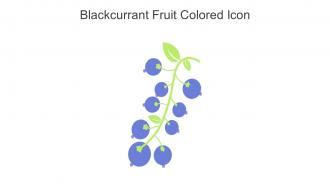 Blackcurrant Fruit Colored Icon In Powerpoint Pptx Png And Editable Eps Format