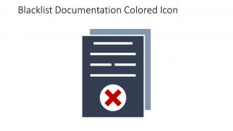 Blacklist Documentation Colored Icon In Powerpoint Pptx Png And Editable Eps Format