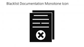 Blacklist Documentation Monotone Icon In Powerpoint Pptx Png And Editable Eps Format