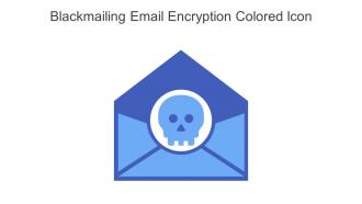 Blackmailing Email Encryption Colored Icon In Powerpoint Pptx Png And Editable Eps Format