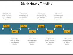 Blank hourly timeline ppt sample download
