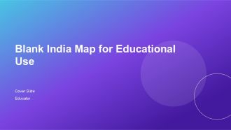 Blank India Map For Educational Use PPT Designs AT Blank India Map For Educational Use PPT Designs AT