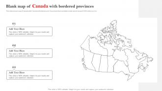 Blank Map Of Canada With Bordered Provinces