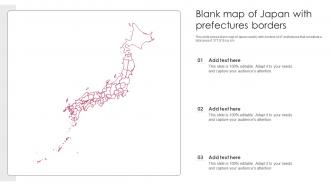 Blank Map Of Japan With Prefectures Borders