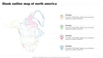 Blank Outline Map Of North America
