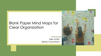 Blank Paper Mind Maps For Clear Organization PPT Graphics AT
