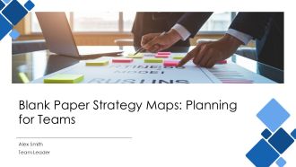 Blank Paper Strategy Maps Planning For Teams PPT Graphics AT
