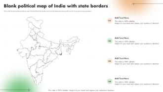 Blank Political Map Of India With State Borders
