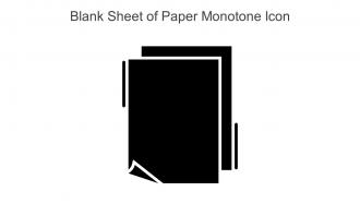 Blank Sheet Of Paper Monotone Icon In Powerpoint Pptx Png And Editable Eps Format