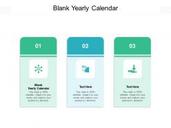 Blank yearly calendar ppt powerpoint presentation pictures show cpb