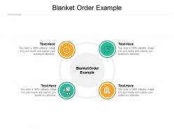 Blanket order example ppt powerpoint presentation slides elements cpb