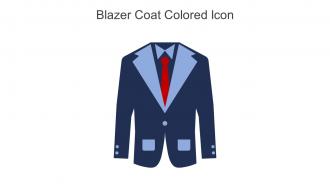 Blazer Coat Colored Icon In Powerpoint Pptx Png And Editable Eps Format