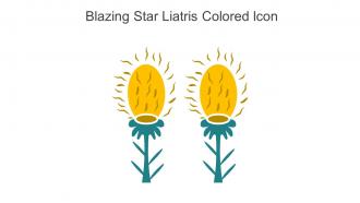 Blazing Star Liatris Colored Icon In Powerpoint Pptx Png And Editable Eps Format