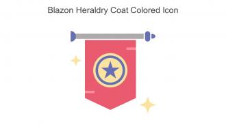 Blazon Heraldry Coat Colored Icon In Powerpoint Pptx Png And Editable Eps Format