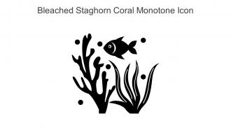 Bleached Staghorn Coral Monotone Icon In Powerpoint Pptx Png And Editable Eps Format