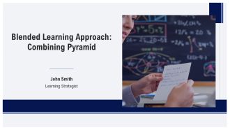 Blended Learning Approach Combining Pyramid PPT Outline AT