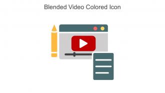 Blended Video Colored Icon In Powerpoint Pptx Png And Editable Eps Format